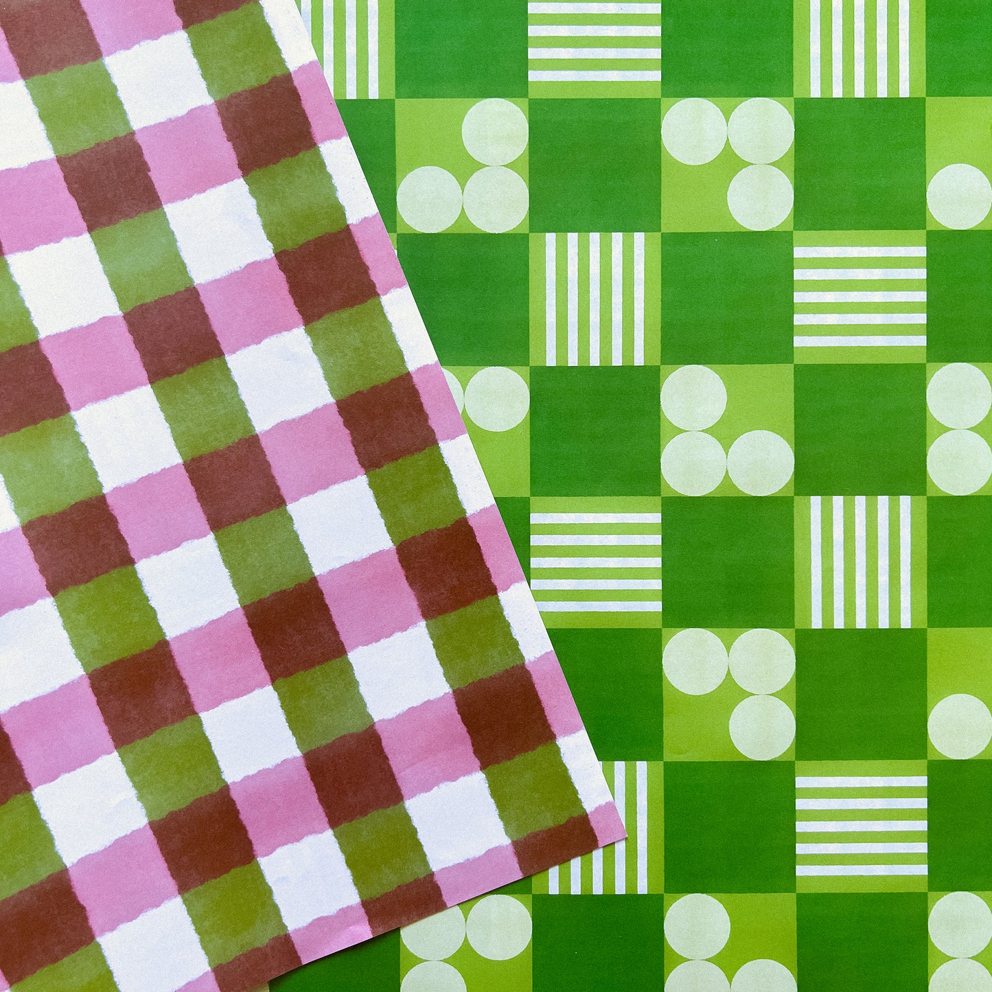 Double-Sided Wrapping Paper - Buko Pandan