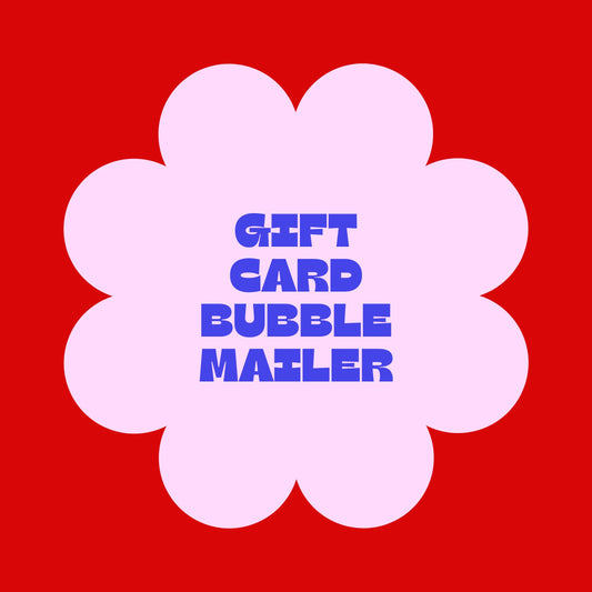 Gift Card Bubble Mailer